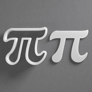 Pi-Ausstechform & Zahl 3.14 Ohrring aus Polymer Clay, Keramikwerkzeug