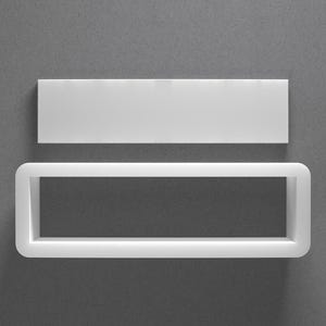 Cortador de biscoitos retangular para presilhas e brincos poligonais em argila polimérica, proporção 4:1, ferramenta para cerâmica