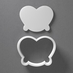 Pretzel Cookie Cutter & Pastry Food Polymer Clay Earring, Pottery Tool image 1