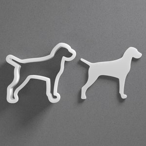 Vizsla Cookie Cutter - From Mini To Large - Dog Breed Polymer Clay Jewelry And Earring Cutter Tool - Mirrored Pair Set