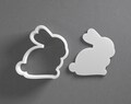 Easter Bunny Cookie Cutter & Polymer Clay Earring, Pottery Tool product logo
