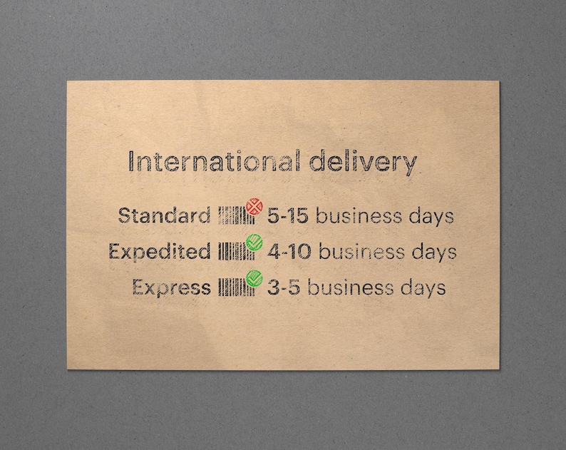 a piece of paper with a business message on it