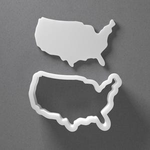 Tagliabiscotti USA e orecchini in argilla polimerica degli Stati Uniti d'America, strumento per ceramica immagine 1