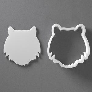 Tiger Head Cookie Cutter & Animal Face Shape Polymer Clay Earring, Pottery Tool