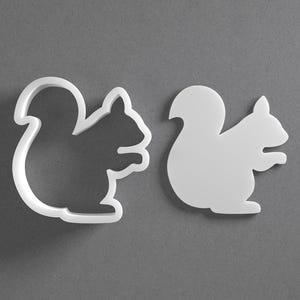 Squirrel Cookie Cutter & Animal Polymer Clay Earring, Pottery Tool