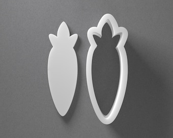Carrot Cookie Cutter & Vegetable Polymer Clay Earring, Pottery Tool