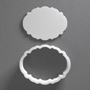 Verzierte Plaque-Ausstechform - Von Mini bis Groß - Ornament-Polymer-Ton-Schmuck- und Ohrringausstecher - Gespiegeltes Paar-Set
