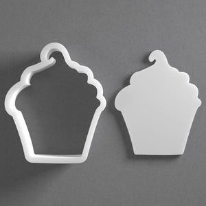 Cupcake Cookie Cutter & Cup Cake Food Polymer Clay Earring, Pottery Tool