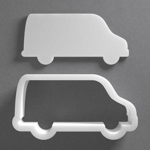 Van Cookie Cutter & Car Vehicle Polymer Clay Earring, Pottery Tool