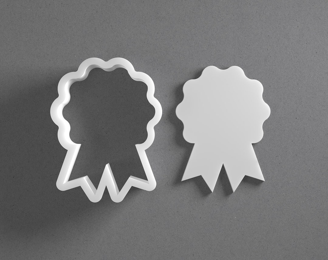 Award Ribbon Cookie Cutter - From Mini to Large - Polymer Clay Jewelry ...