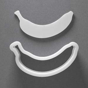 Banana Cookie Cutter & Fruit Food Polymer Clay Earring, Pottery Tool image 1