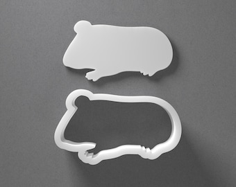 Guinea Pig Cookie Cutter & Animal Pet Polymer Clay Earring, Pottery Tool