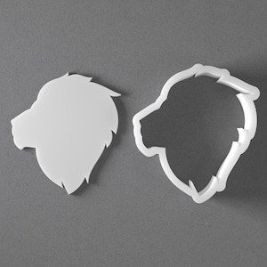 Lion Head Cookie Cutter & Animal Face Shape Polymer Clay Earring, Pottery Tool