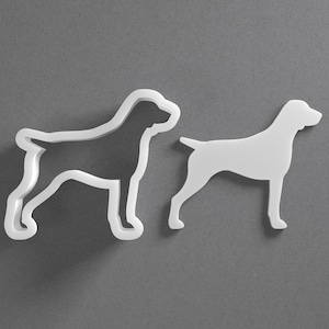 German Shorthaired Pointer Cookie Cutter & Dog Polymer Clay Earring, Pottery Tool