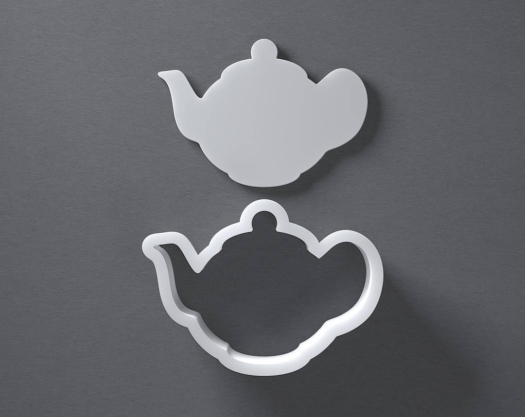 Teapot Cookie Cutter From Mini to Large Tea Pot Polymer Etsy