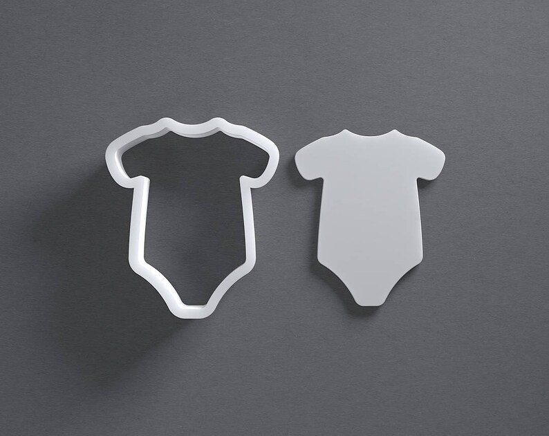 Onesie Cookie Cutter 3d Printed Baby Shower Cookies Etsy