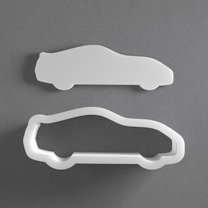 Sports Car Cookie Cutter - From Mini To Large - Classic Car Automobile Polymer Clay Jewelry And Earring Cutter Tool - Mirrored Pair Set