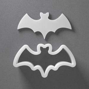 Cortador de galletas de murciélago y pendiente de arcilla polimérica con forma de animal, herramienta de cerámica
