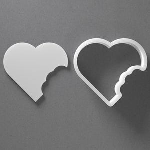 Cookie Cutter & Bite Mark Polymer Clay Ohrring, Keramik-Werkzeug