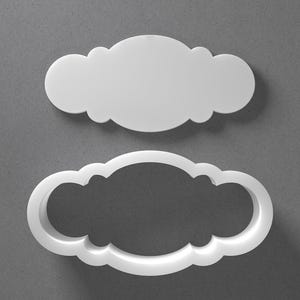 Plaque Cookie Cutter & Ornament Frame Polymer Clay Earring, Pottery Tool image 1