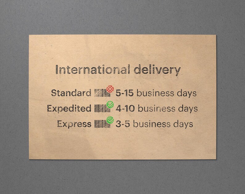 a piece of paper with a business message on it