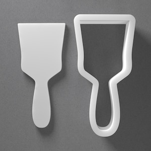 Paint Brush Cookie Cutter - From Mini To Large - Paintbrush Polymer Clay Jewelry And Earring Cutter Tool - Mirrored Pair Set