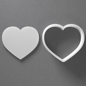 Hearts Playing Card Suit Cookie Cutter & Poker Polymer Clay Earring, Pottery Tool