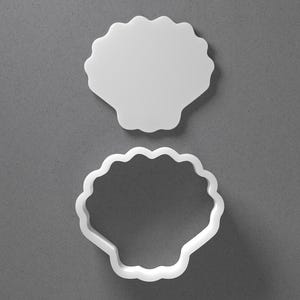 Muschel Muschel Ausstechform & Jakobsmuschel Meer Ohrring, Keramik Werkzeug