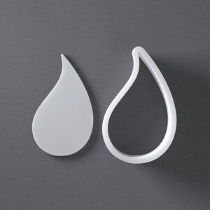 Water Drop Cookie Cutter From Mini To Large Water Drop Etsy