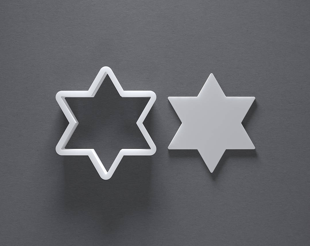 Star of David Cookie Cutter From Mini to Large Magen David | Etsy