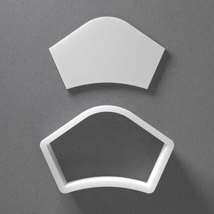 Nurse Hat Cookie Cutter & Red Cross Medicine Polymer Clay Earring, Pottery Tool image 1