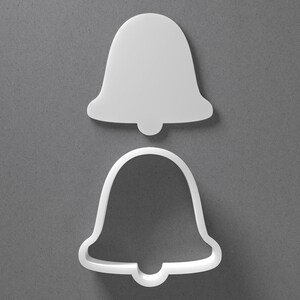 Bell Cookie Cutter & Polymer Clay Earring, Pottery Tool image 1