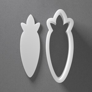 Emporte-pièce carottes - De mini à grande - Outil pour bijoux et boucles d&#39;oreilles en pâte polymère végétale - Ensemble miroir