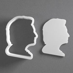 Hillary Clinton Cookie Cutter & Silhouette Polymer Clay Earring, Pottery Tool