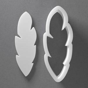 Feder-Ausstechform & Vogel-Ohrring aus Fimo