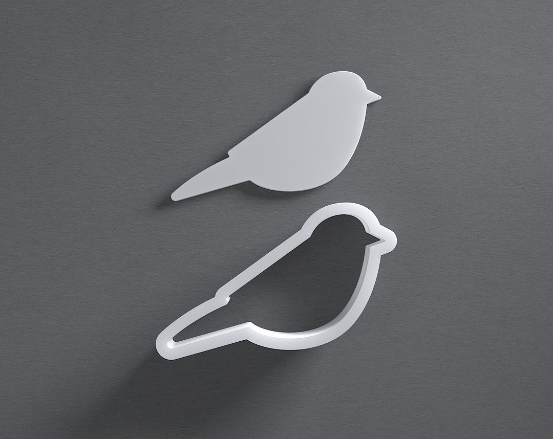 Simple Bird Cookie Cutter From Mini to Large Polymer Clay Etsy
