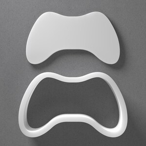 Cortador de galletas con forma de mando de consola de videojuegos y pendiente de arcilla polimérica, herramienta de cerámica