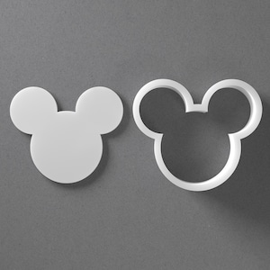 Stylized Mouse Cookie Cutter - From Mini To Large - Animal Polymer Clay Jewelry And Earring Cutter Tool - Mirrored Pair Set