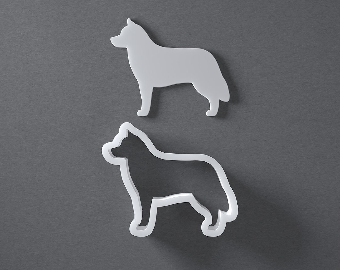 Siberian Husky cookie cutter dog breed cookies custom dog Etsy