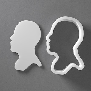 President Barack Obama Cookie Cutter & Silhouette Polymer Clay Earring, Pottery Tool image 1
