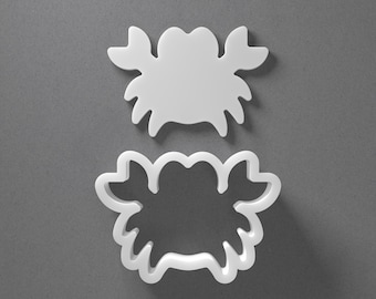 Crab Cookie Cutter - From Mini To Large - Animal Polymer Clay Jewelry And Earring Cutter Tool - Mirrored Pair Set