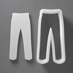 Pants Cookie Cutter & Trouser Polymer Clay Earring, Pottery Tool