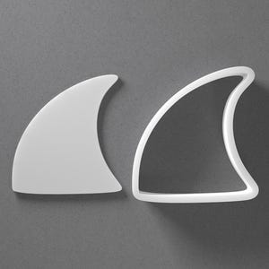 Shark Fin Cookie Cutter & Animal Polymer Clay Earring, Pottery Tool