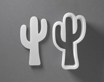 Cactus Cookie Cutter & Polymer Clay Earring, Pottery Tool