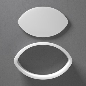 Football Cookie Cutter & Foot Ball Polymer Clay Earring, Pottery Tool image 1