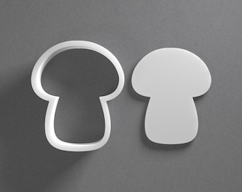 Mushroom Cookie Cutter & Food Polymer Clay Earring, Pottery Tool