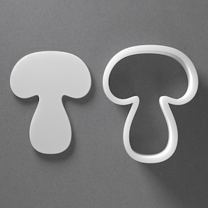 Mushroom Cookie Cutter & Fungus Fungi Polymer Clay Earring, Pottery Tool image 1
