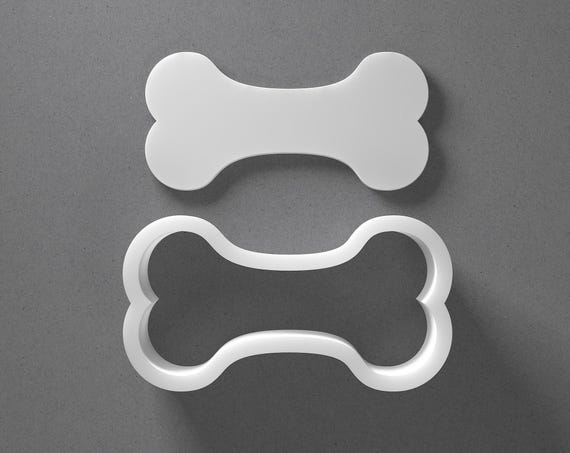 Dog Bone Cookie Cutter & Polymer Clay Earring, Pottery Tool