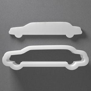 Limousine Cookie Cutter & Limo Car Polymer Clay Earring, Pottery Tool image 1