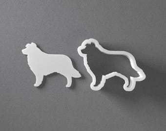 Border Collie Cookie Cutter & Hunderasse Fimo Ohrring, Keramik-Werkzeug